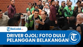 Driver Ojol Rela Dikomplain Pelanggan Demi Foto Bareng Presiden Jokowi