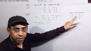 Class 12 Ex 4.1 Q5 Math Part 4 | Chapter 4 Determinants | Class 12 Exercise 4.1 Question 5