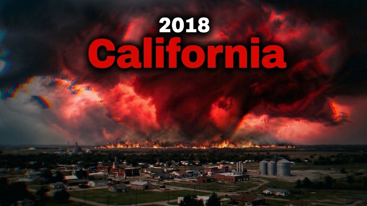 The First Fire Tornado Ever Recorded - California 2018