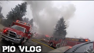 Firefighting in 25F Windchill PIO Vlog