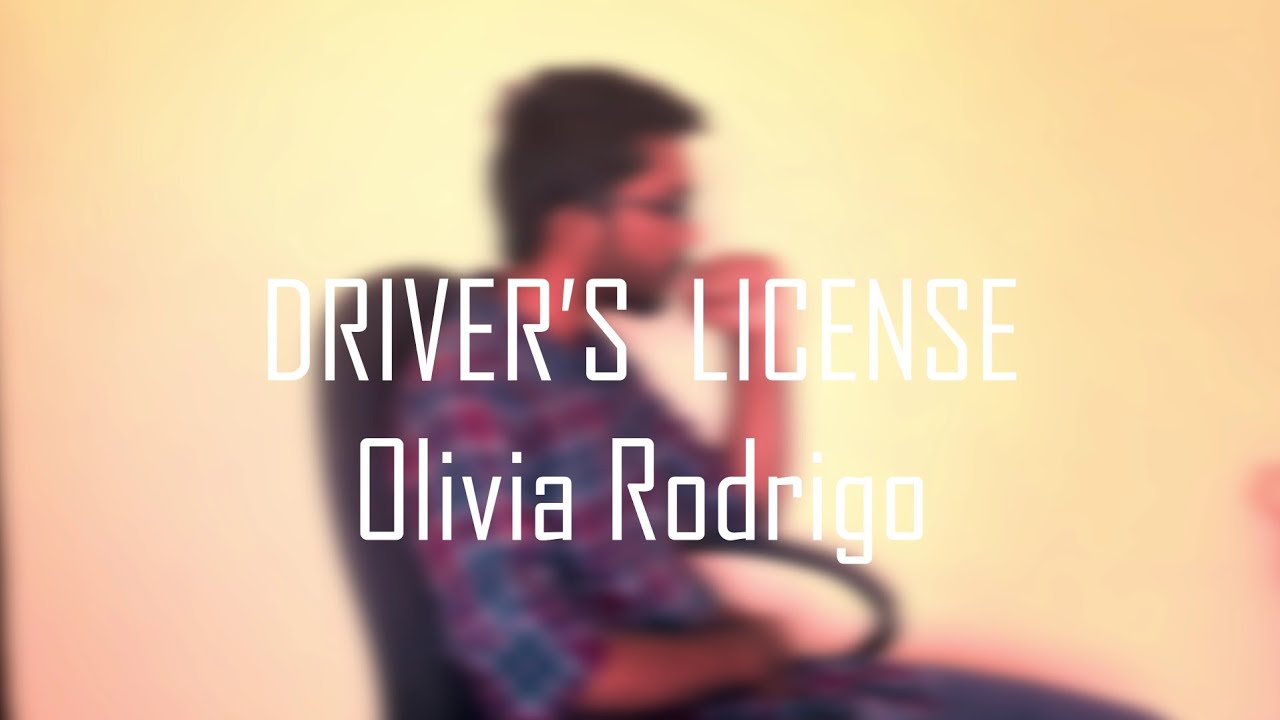 Drivers License | Olivia Rodrigo | Jesanth Vino | Vocal Cover