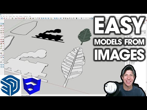 Easy 3D Models from 2D IMAGES in SketchUp!