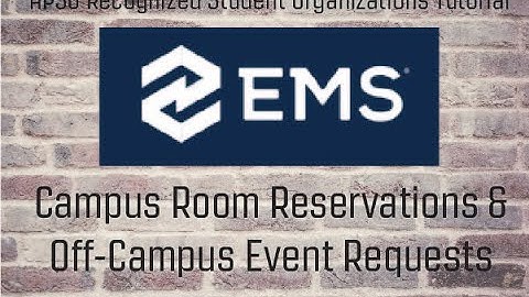 EMS Room Reservations