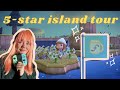 a fall tour of fika at 5 a.m. | my natural 5-star island in animal crossing + dream address