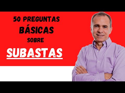 ▶️ 50 PREGUNTAS [y respuestas BÁSICAS] sobre las SUBASTAS ✔️