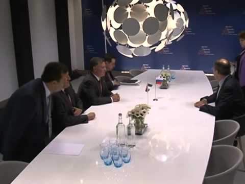 Начало встречи С.Лаврова с Королем Иордании Абдаллой II