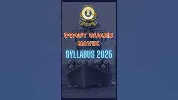 Coast Guard Navik syllabus 2025 #coastguard #syllabus #trending