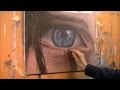 Realistic eye speed painting by msartstudio