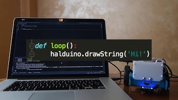 DrawTextTest mBot PyOnArduino