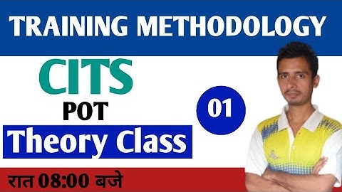 CITS Training Methodology (POT) Theory Class ll POT Theory Class ll @VijayKaliaCITS