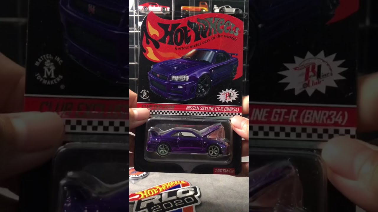 Hot wheels RLC 2020 Nissan Skyline BNR34 Purple Chrome 