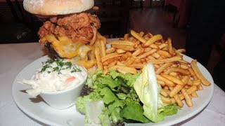 Pulled Pork Triple Bacon Cheeseburger Challenge!!