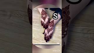 Part 2 Beautiful Name Letter Mehndi Design 😍 | Easy Alphabet Name Mehndi Art ✨