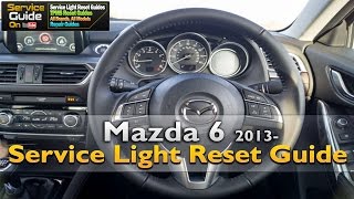 Mazda 6 Service Light Reset - Youtube
