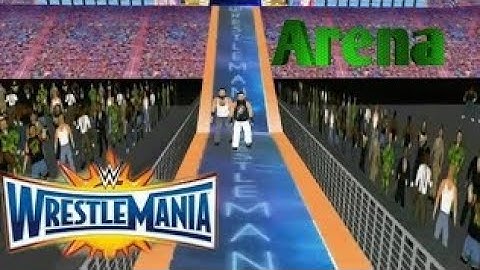 WR3D - Wrestlemania 33 | Arena Download Link | Gameplay Walkthrough ( Android )