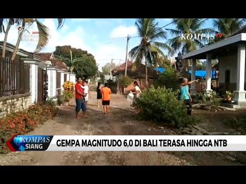 Gempa Magnitudo 6,0 di Bali Terasa Hingga NTB dan Banyuwangi