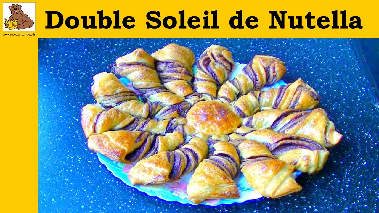 Le Double Soleil De Nutella Recette Rapide Et Facile Youtube