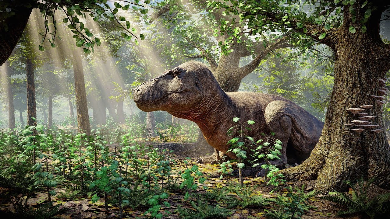 Blender 2.8 T.rex Forest Scene Breakdown - YouTube