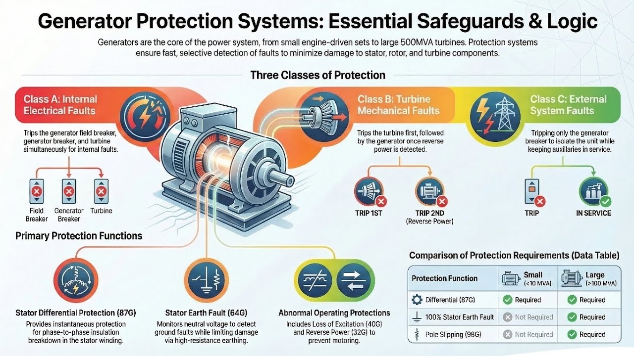 Generator Protection System in HINDI | Training Video 