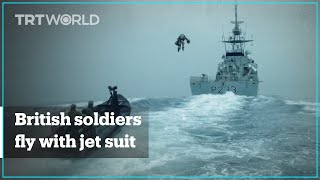 British mariners fly like "Iron Man" off the south coast with a jet suit