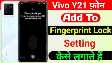 Vivo Y21 Finger Lock Setting | How To Fingerprint Lock Setting Vivo Y21