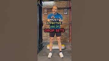 Drop Sets : Most effective use #dropset #hypertrophy #advancedtraining