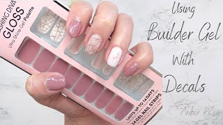 How To Encapsulate Decals In Builder Gel | Dashing Diva Gloss Decal Strips