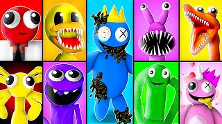 Top 5 Rainbow Friends Animation Green x Blue vs Purple, Red All Corrupted - Meme Roblox Compilation