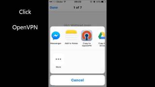 OpenVPN on iOS How to Import By Email
