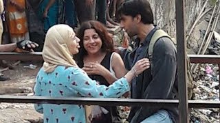 Alia Bhatt & Ranveer Singh SPOTTED At Sion Railway Station Shooting For Gully Boy