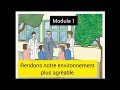 Communication Orale Rendons Notre Environnement Plus Agréable Module 1 5ème Année Primaire 