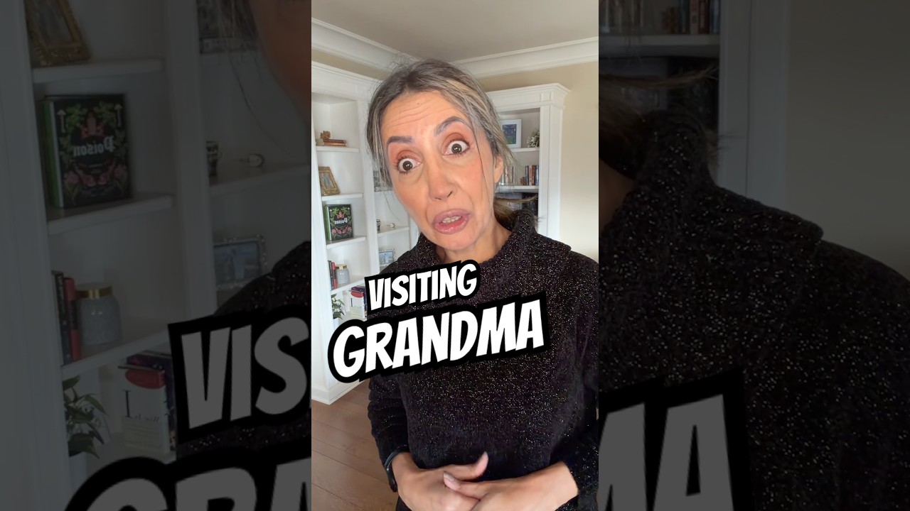 Visiting Your Grandma is Just Guilt 😬 #shorts