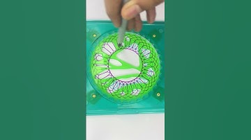 Transform Your Mood with Soothing ASMR Spirograph Art! #art #spirograph #shorts #satisfying #usa