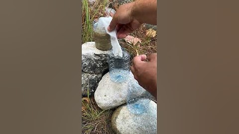 Survival Skills! Amazing Dirty Water Purification Filter #survival #camping #lifehacks #skills