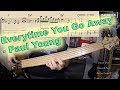 Paul Young - Everytime You Go Away [BASS COVER] - with notation and tabs