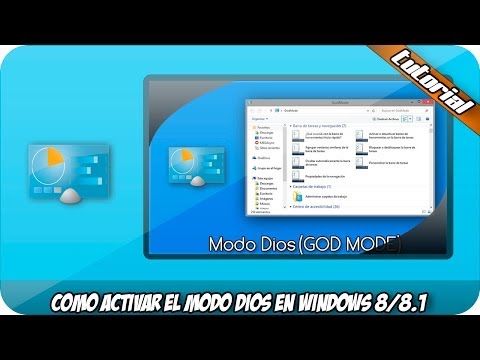 Video: Cómo Habilitar El Modo Dios En Windows 8