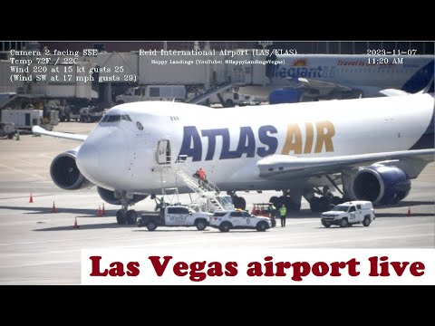 馃敶 Live Las Vegas airport camera with ATC