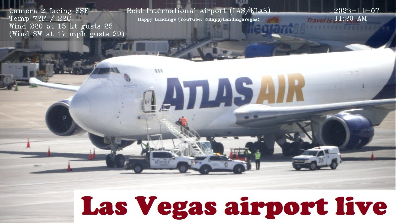 🔴 Live Las Vegas airport camera with ATC