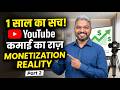 Year on YouTube: Monetization, Earnings &amp; Reality Check (PART 2) | Honest Experience