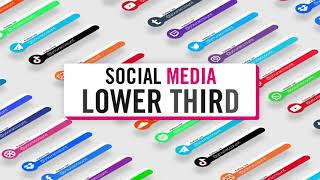 Circle Social Media Lower Thirds Download Template
