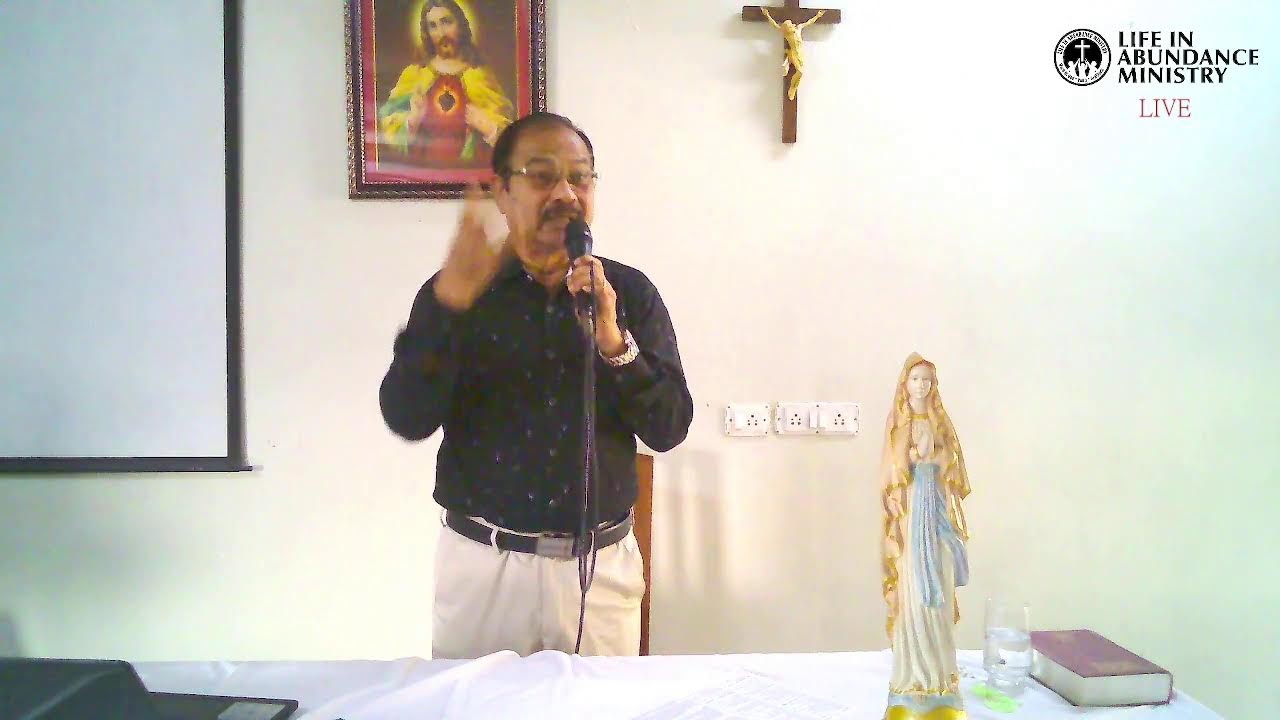 Financial abundance in an Agony.Testimony by Br.Antony Crasta.