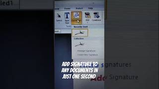 Nitro pdf 3 l Quick Digital signature add to any document #shorts #youtubeshorts