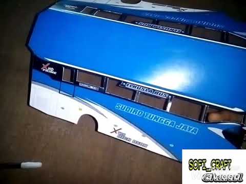 Langkah langkah membuat miniatur bus