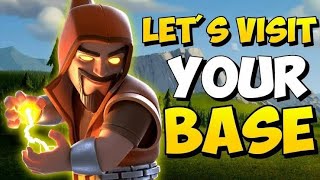 COC LIVE BASE VISITING AND TIPS AND TRICKS | CLASH OF CLANS