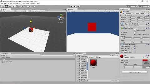Lesson 1 The interface Unity3D