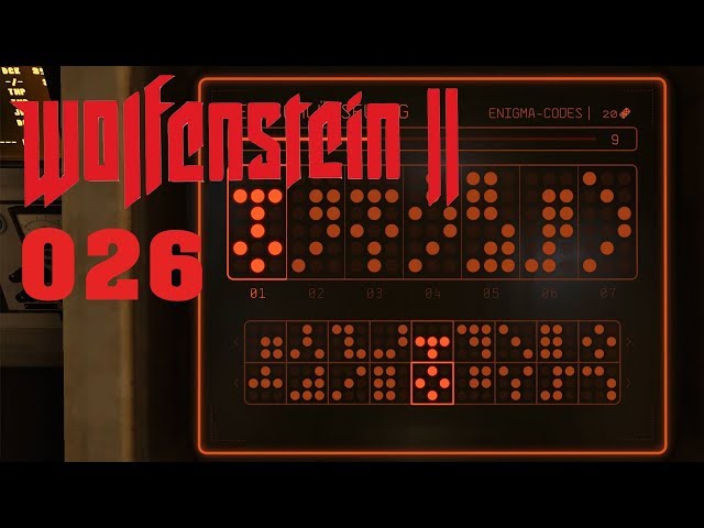 ALLE VORTEILE & ENIGMA CODES ALLEINE LÖSEN, Wolfenstein: TNO #026