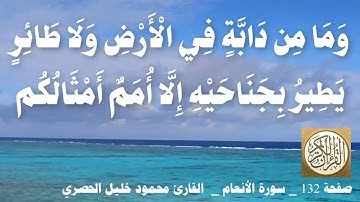 132 الصفحة   القرآن الكريم   سورة الأنعام   بصوت الحصري