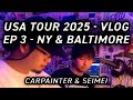 【USA Tour Vlog】Ep. 3: NY & Baltimore | Carpainter & Seimei (TREKKIE TRAX)