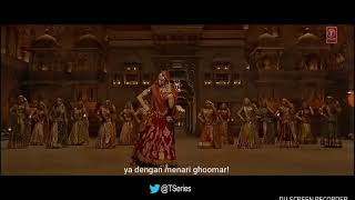 Ghoomar padmavati subtitle Indonesia