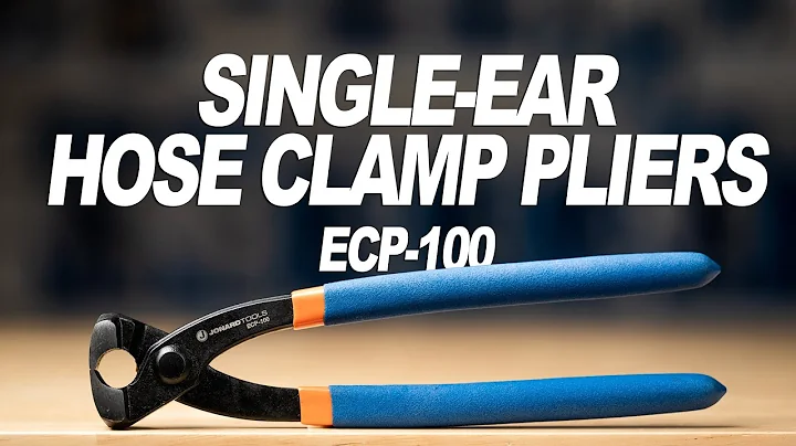 Jonard Tools Single-Ear Hose Clamp Pliers (ECP-100) Product Video